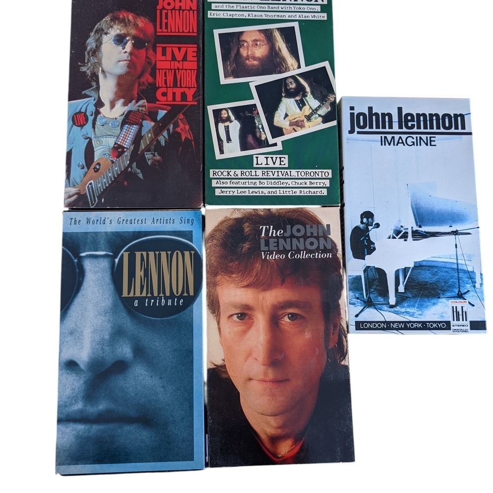 John Lennon VHS Collection